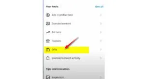 Instagram Gift option